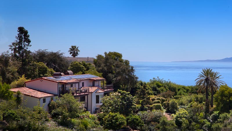 1021 Las Alturas Road Santa Barbara, CA 93103 - Photo 20 of 20 a view of a house with a garden