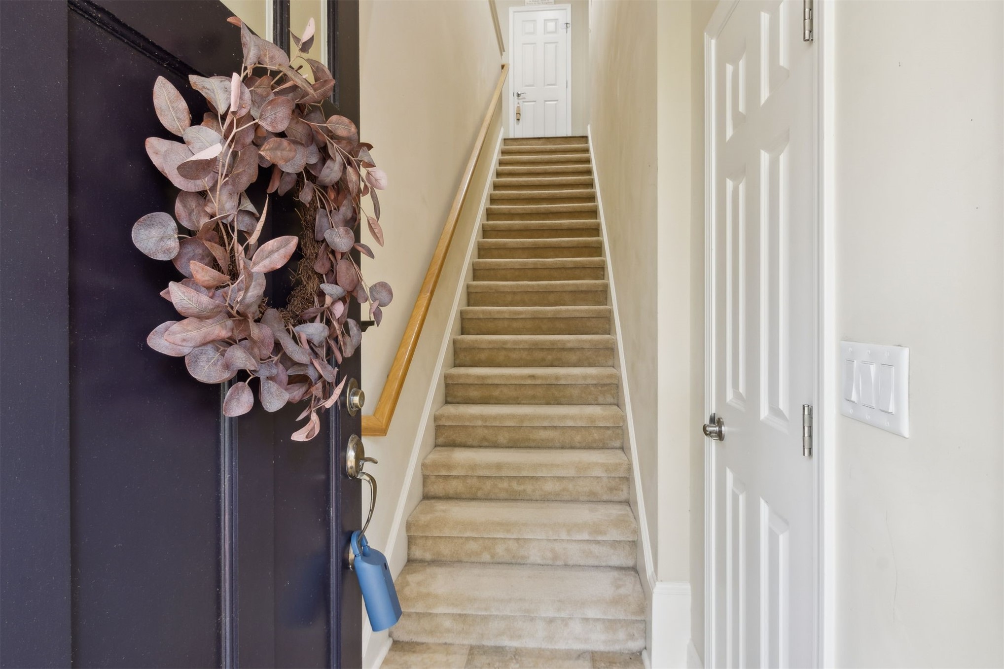 1839 Perimeter Park Road West, Unit 210 Fernandina Beach, FL 32034 - Photo 4 of 37 a view of staircase with wooden floor