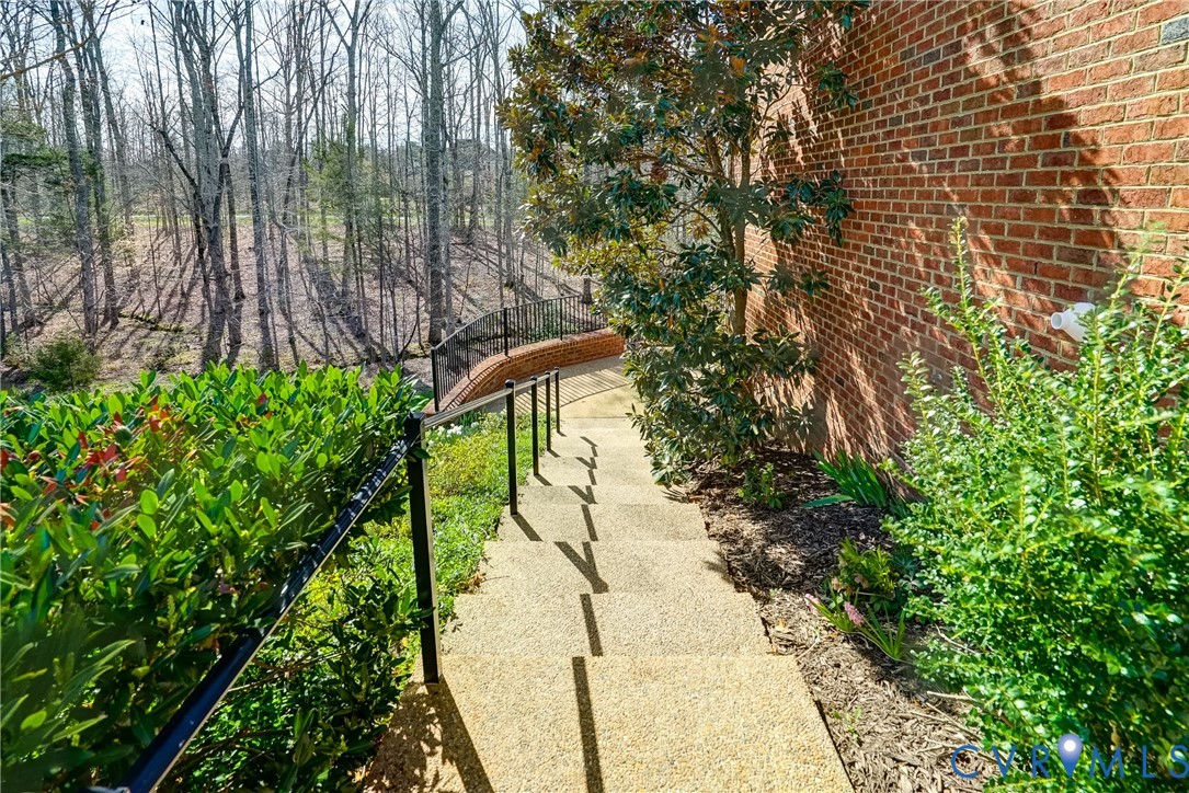504 Hunt Field Road Manakin-Sabot, VA 23103 - Photo 56 of 60 stairs to lower level terrace
