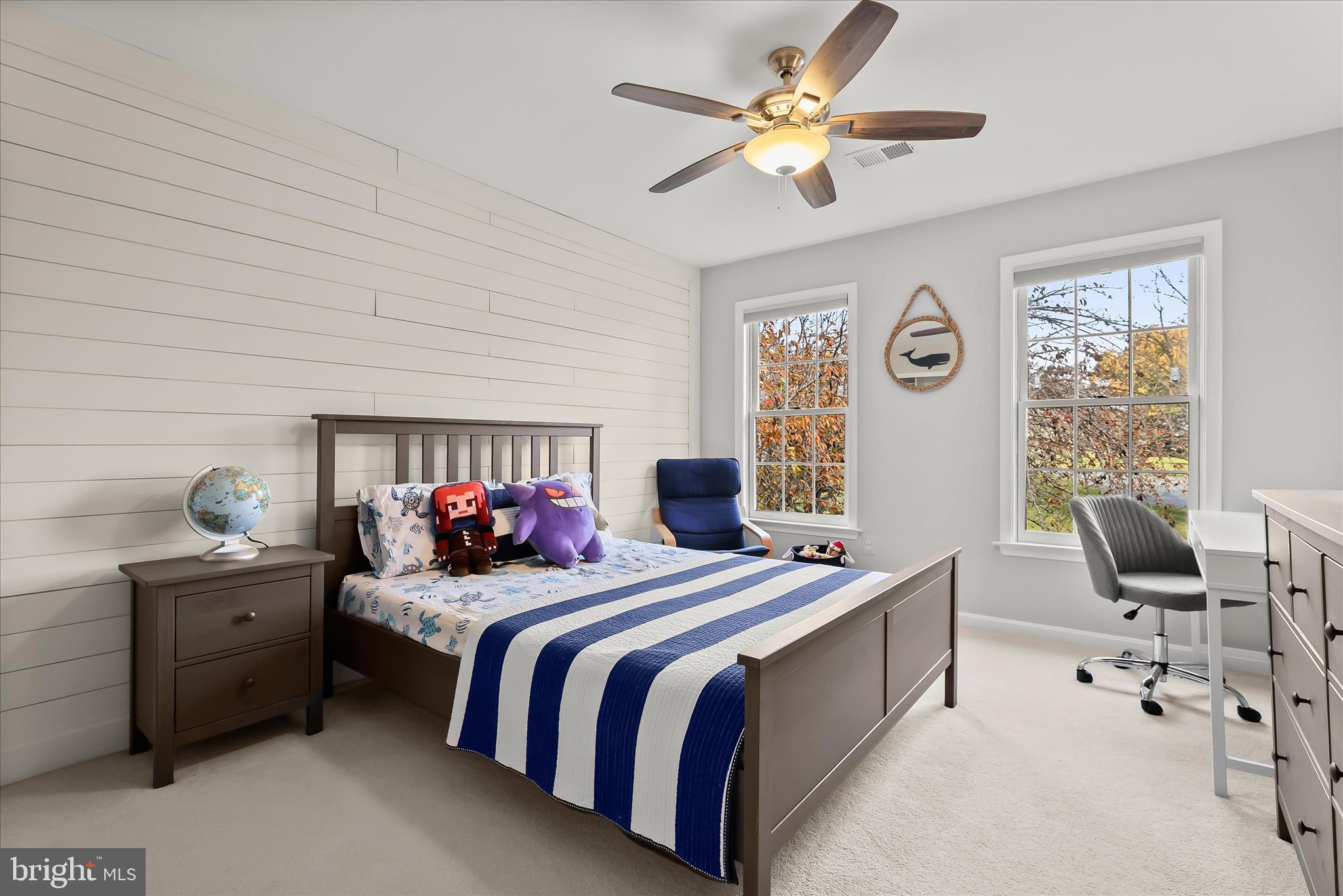 22 Farm Ridge Court Baldwin, MD 21013 - Photo 40 of 57 a bedroom with a bed and a chandelier