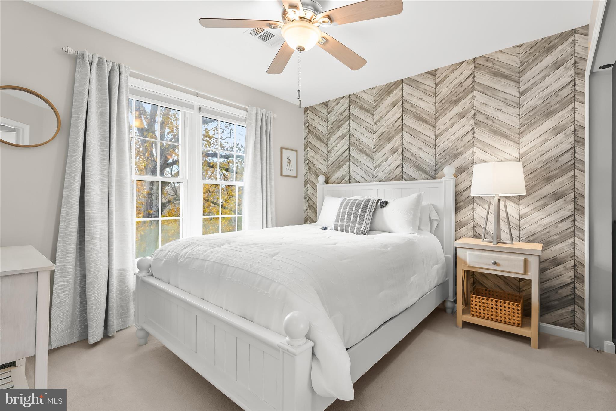 22 Farm Ridge Court Baldwin, MD 21013 - Photo 42 of 57 a bed room with a bed and a chandelier