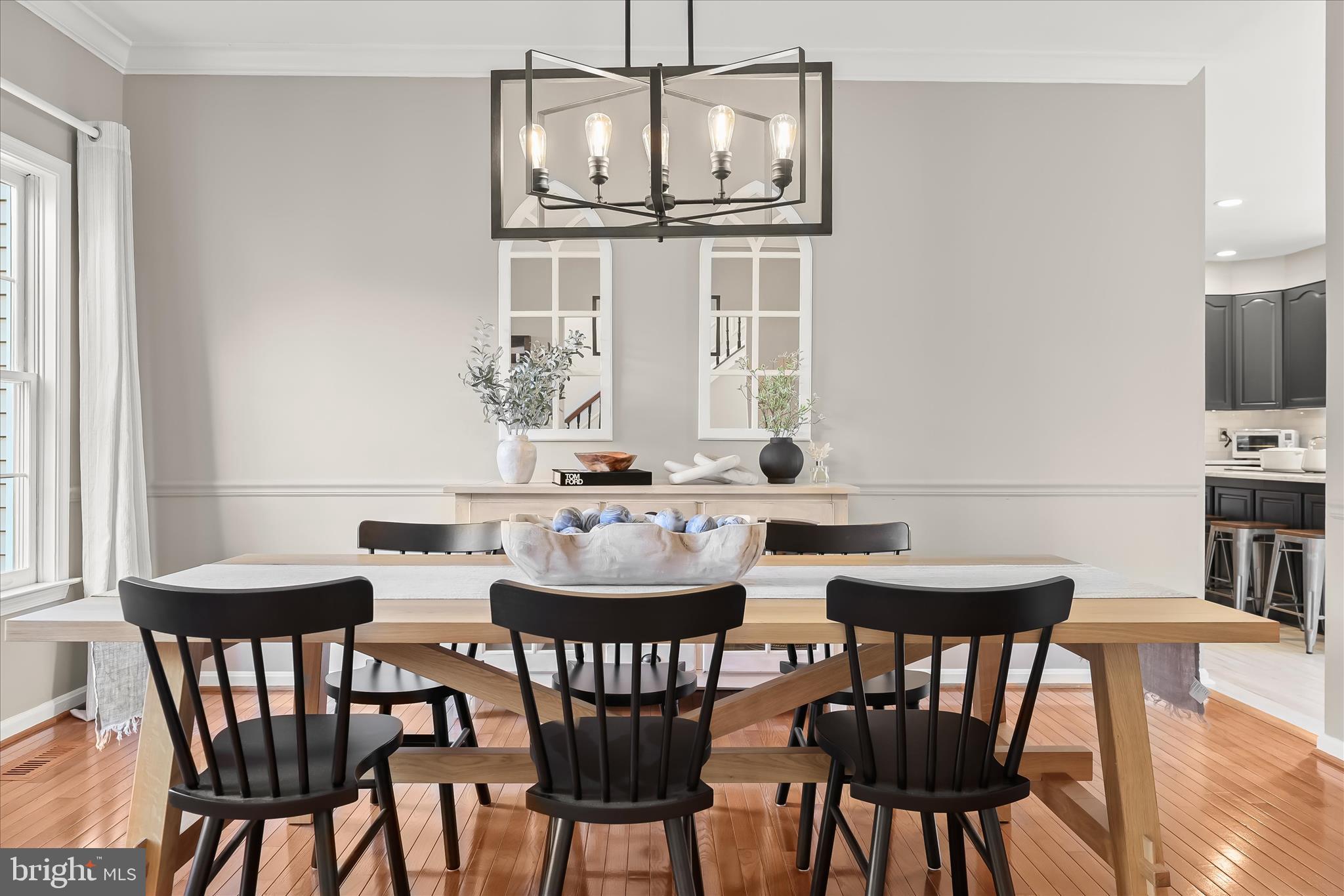 22 Farm Ridge Court Baldwin, MD 21013 - Photo 6 of 57 a view of a dining room with furniture and wooden floor