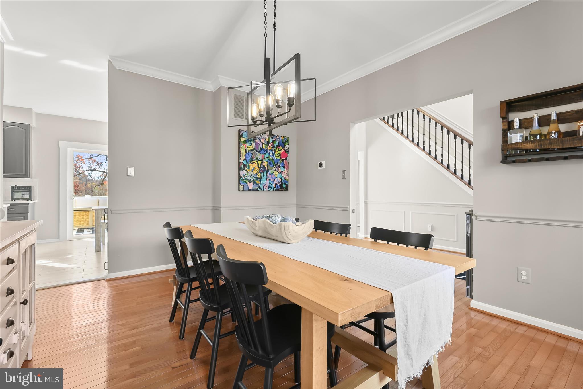 22 Farm Ridge Court Baldwin, MD 21013 - Photo 8 of 57 a view of a dining room with furniture and wooden floor