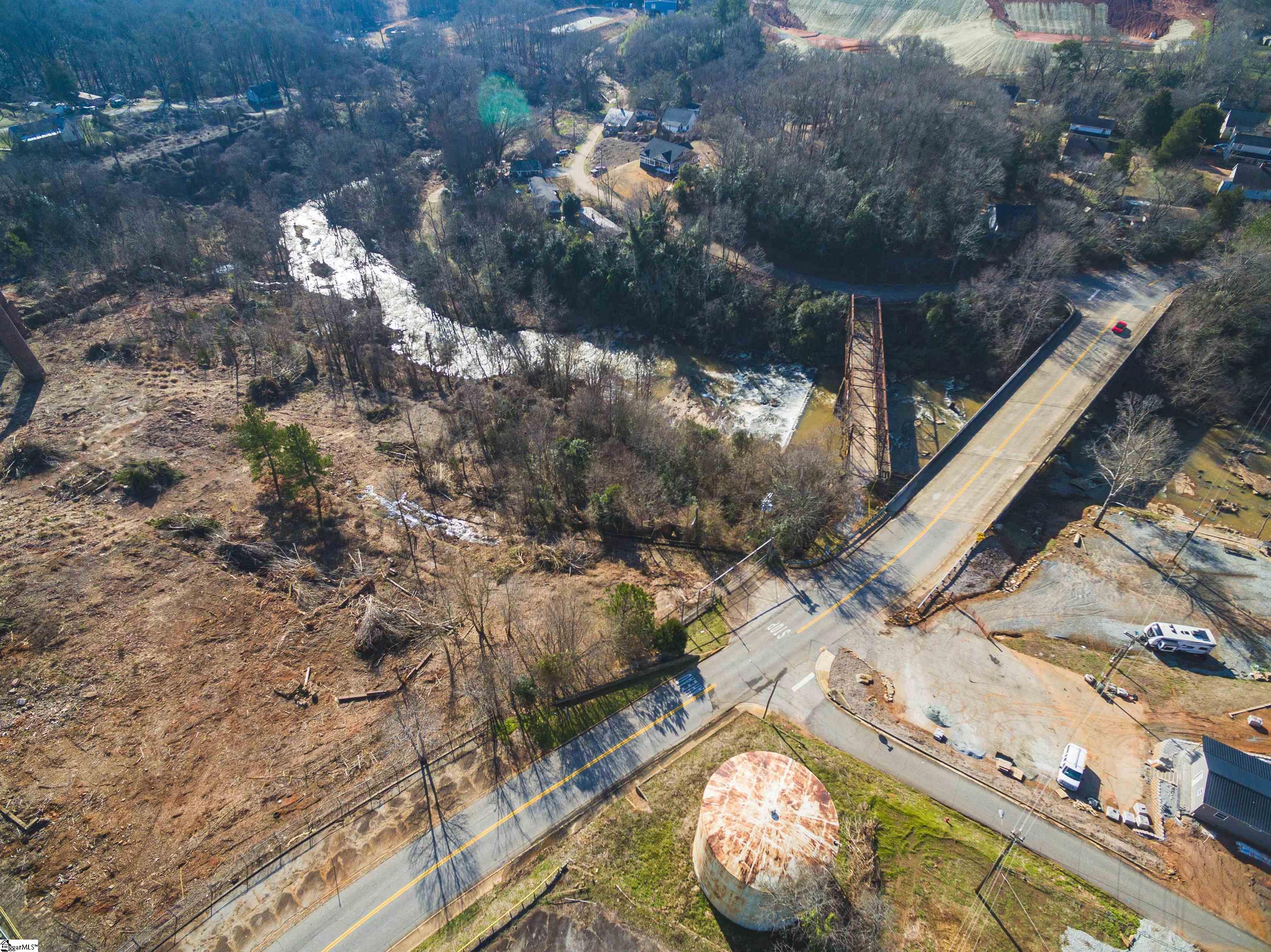 4 Maple Street Startex, SC 29377 - Photo 11 of 35 Front Row seat to views of Startex Mill renovation, Future Greenspace with Smokestacks, Bridge, and Middle Tyger River.