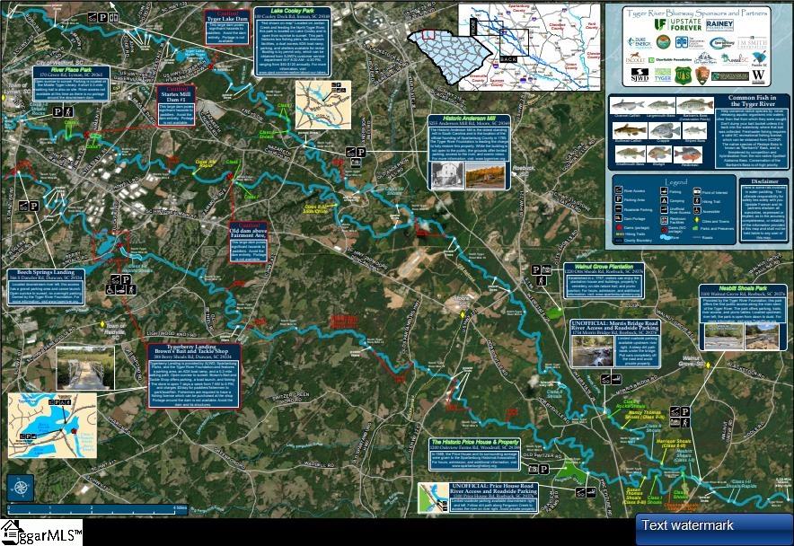 4 Maple Street Startex, SC 29377 - Photo 28 of 35 Tyger River has great potential for fishing, kayaking, tubing or other recreation.