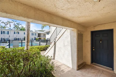 a view of front door