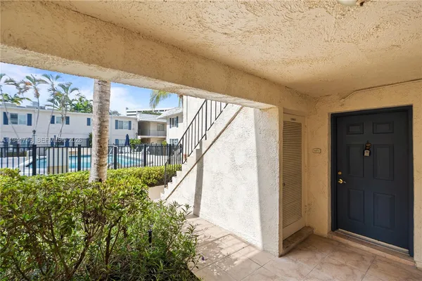 a view of front door