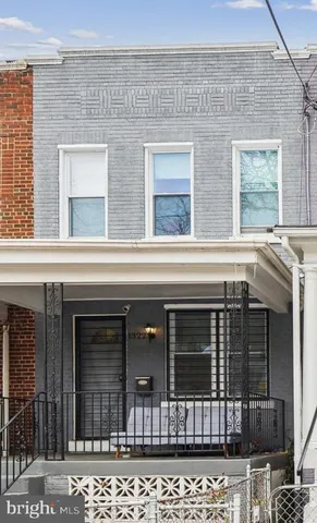 a front view of a building