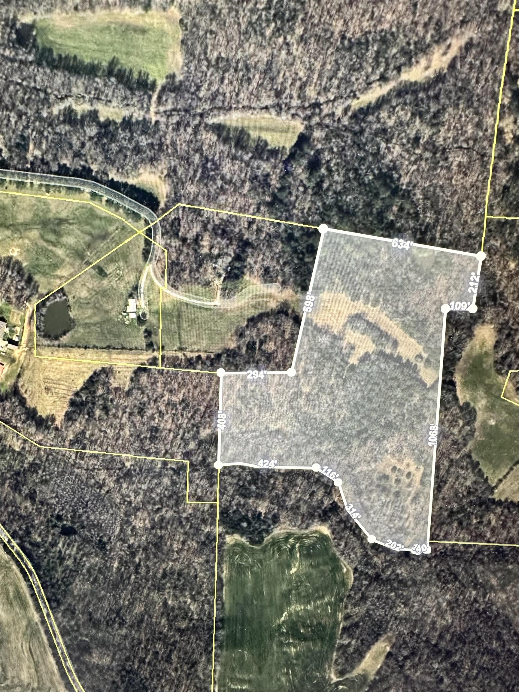 0 Jim Hardister Road Whiteville, TN 38075 - Photo 2 of 22 Map / location with property parcel outlined