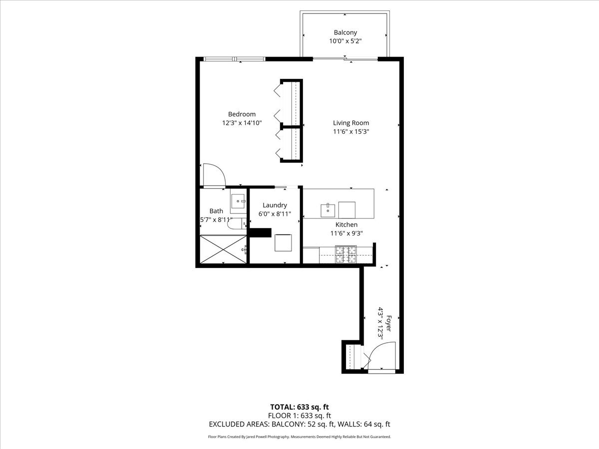 949 West Madison Street, Unit 406 Chicago, IL 60607 - Photo 16 of 16 a picture of a floor plan