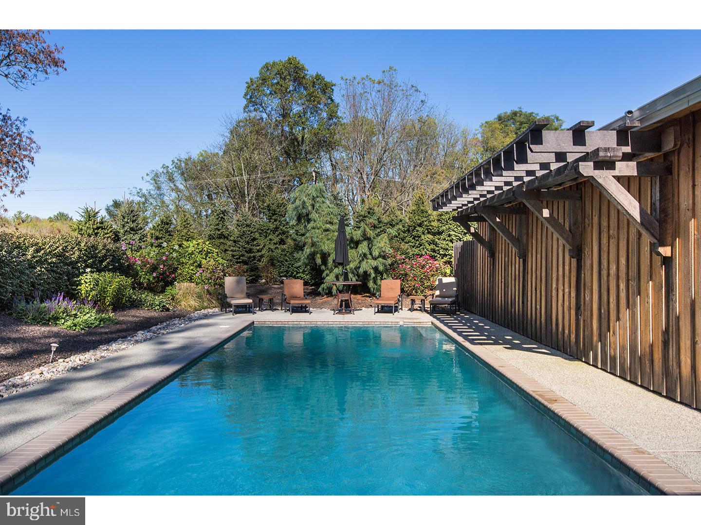 2103 Street Road New Hope, PA 18938 - Photo 21 of 25 a view of swimming pool from a outdoor space