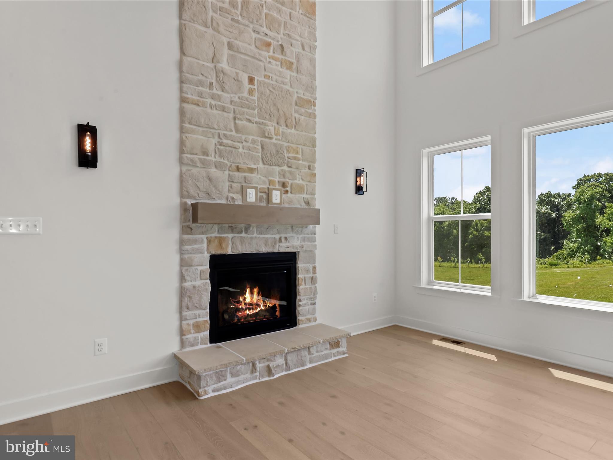 15675 Dover Road Upperco, MD 21155 - Photo 27 of 80 Gas Fireplace & Stone Surround