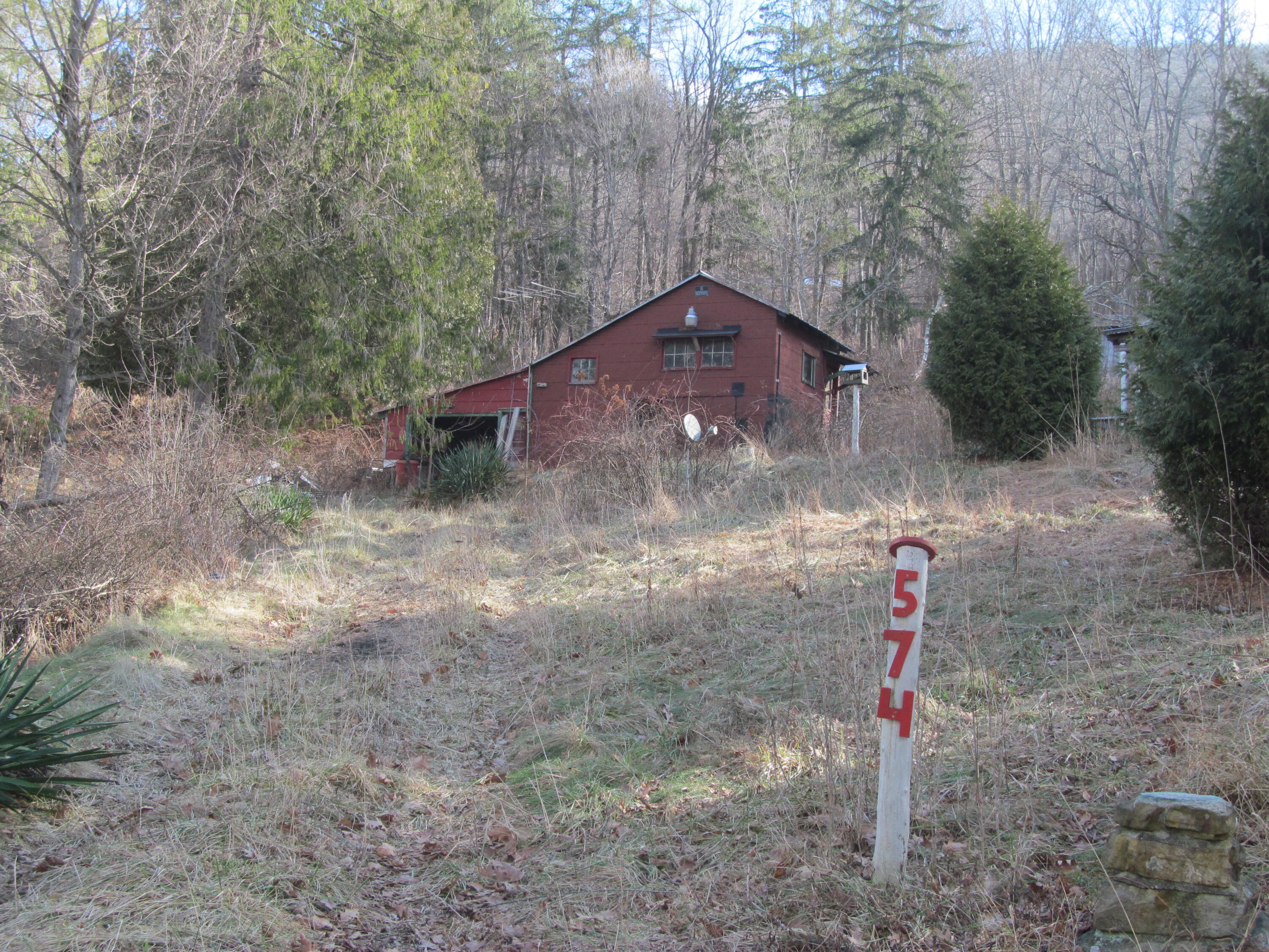 574 Grandview Road Hot Springs, VA 24445 - Photo 2 of 15 a front view of a house with a yard