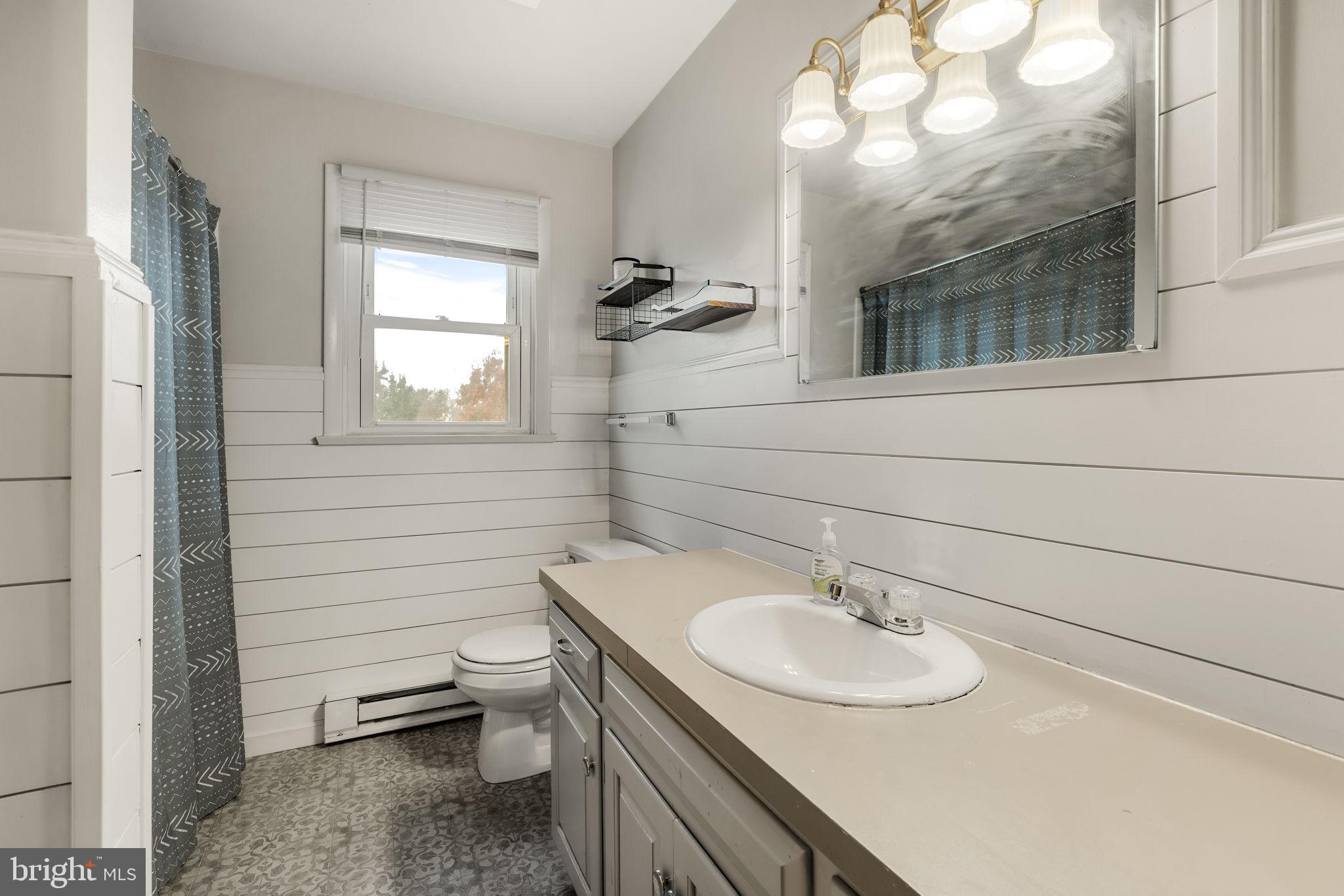 119 Harristown Road Paradise, PA 17562 - Photo 18 of 25 a bathroom with a sink a toilet and a mirror