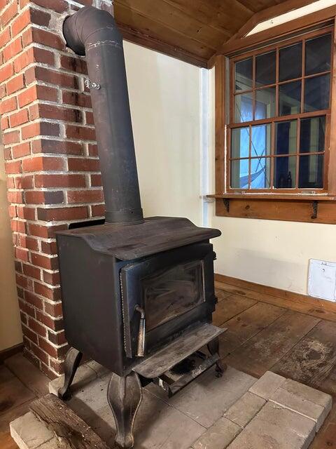 150 Church Farm Road Beddington, ME 04622 - Photo 9 of 29 kitchen wood stove