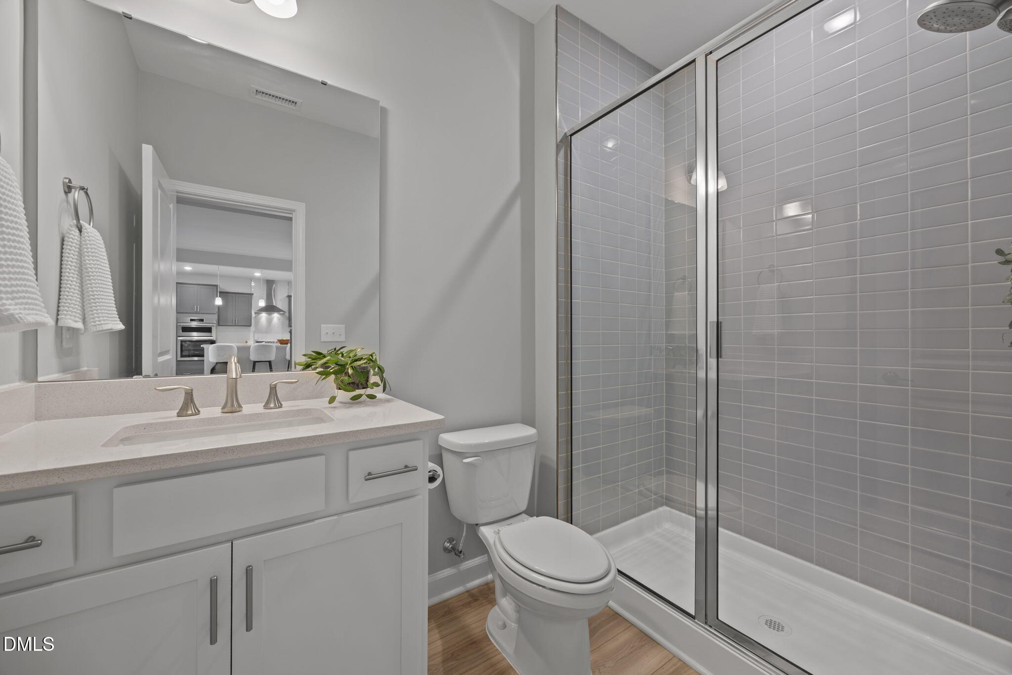 321 Pond Overlook Court Knightdale, NC 27545 - Photo 19 of 41 a bathroom with a sink toilet and shower