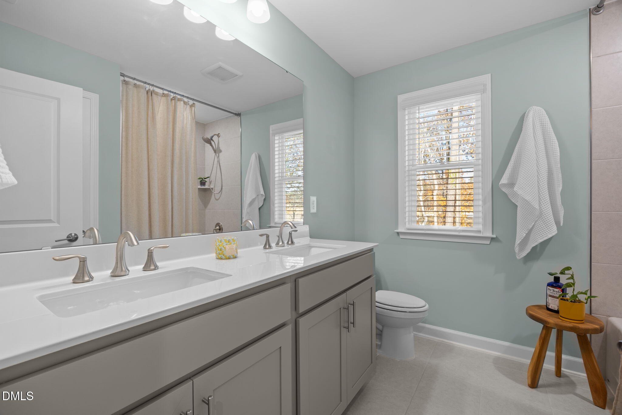 321 Pond Overlook Court Knightdale, NC 27545 - Photo 30 of 41 a bathroom with a sink a toilet and a mirror