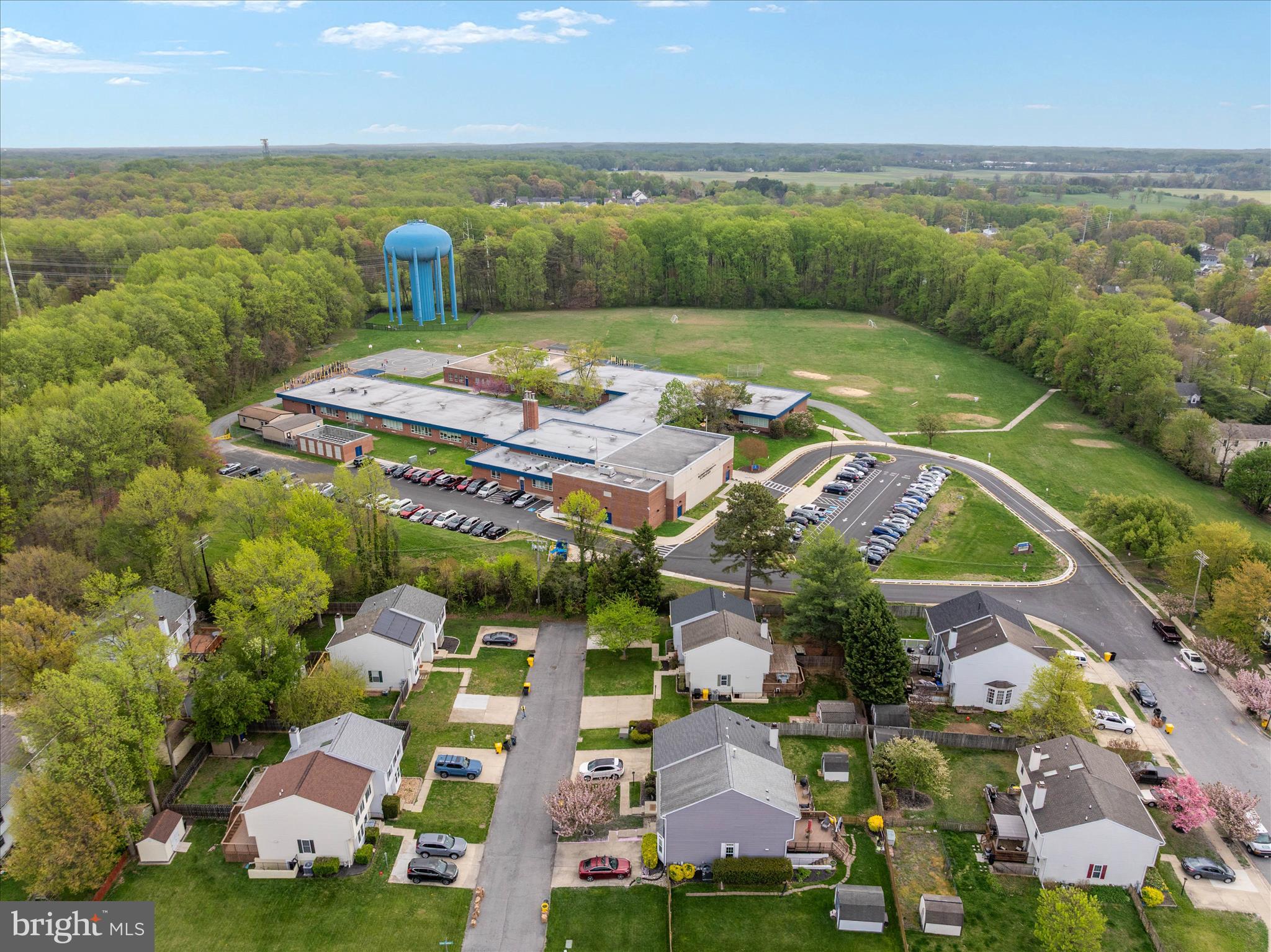 2275 Lea Court Odenton, MD 21113 - Photo 40 of 55 an aerial view of a house with a garden
