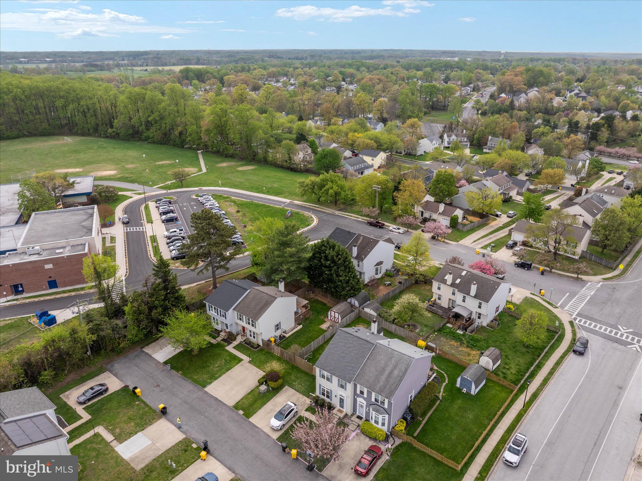 2275 Lea Court Odenton, MD 21113 - Photo 51 of 55 an aerial view of a house with a garden
