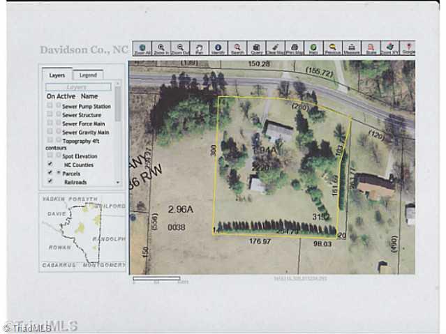 903 Central Road Clemmons, NC 27012 - Photo 2 of 2 Land. Mobile home in this image has been removed from the property.