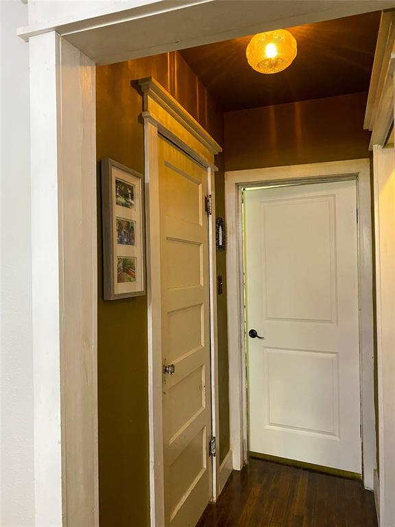 229 South Wilson Street Burleson, TX 76028 - Photo 11 of 16 a view of a hallway with wooden floor