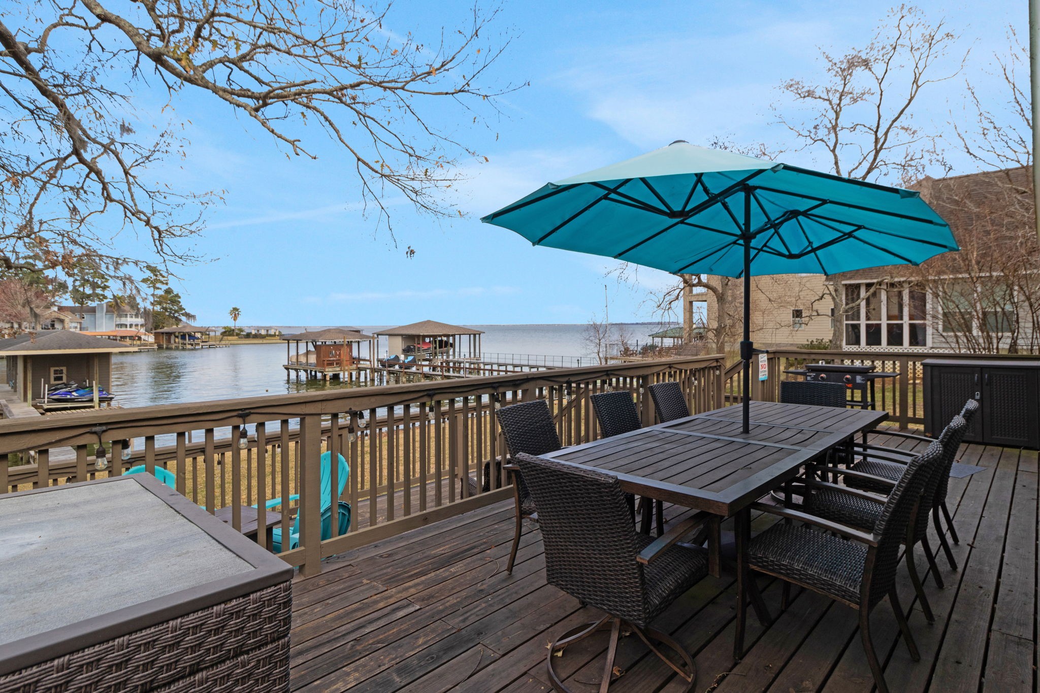 81 Harbour Point Circle Coldspring, TX 77331 - Photo 24 of 44 Relax on the back deck and enjoy the view!