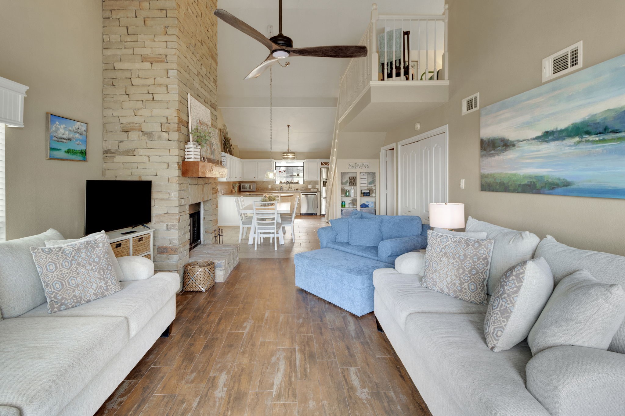 81 Harbour Point Circle Coldspring, TX 77331 - Photo 9 of 44 The living area with high ceilings is a great gathering spot