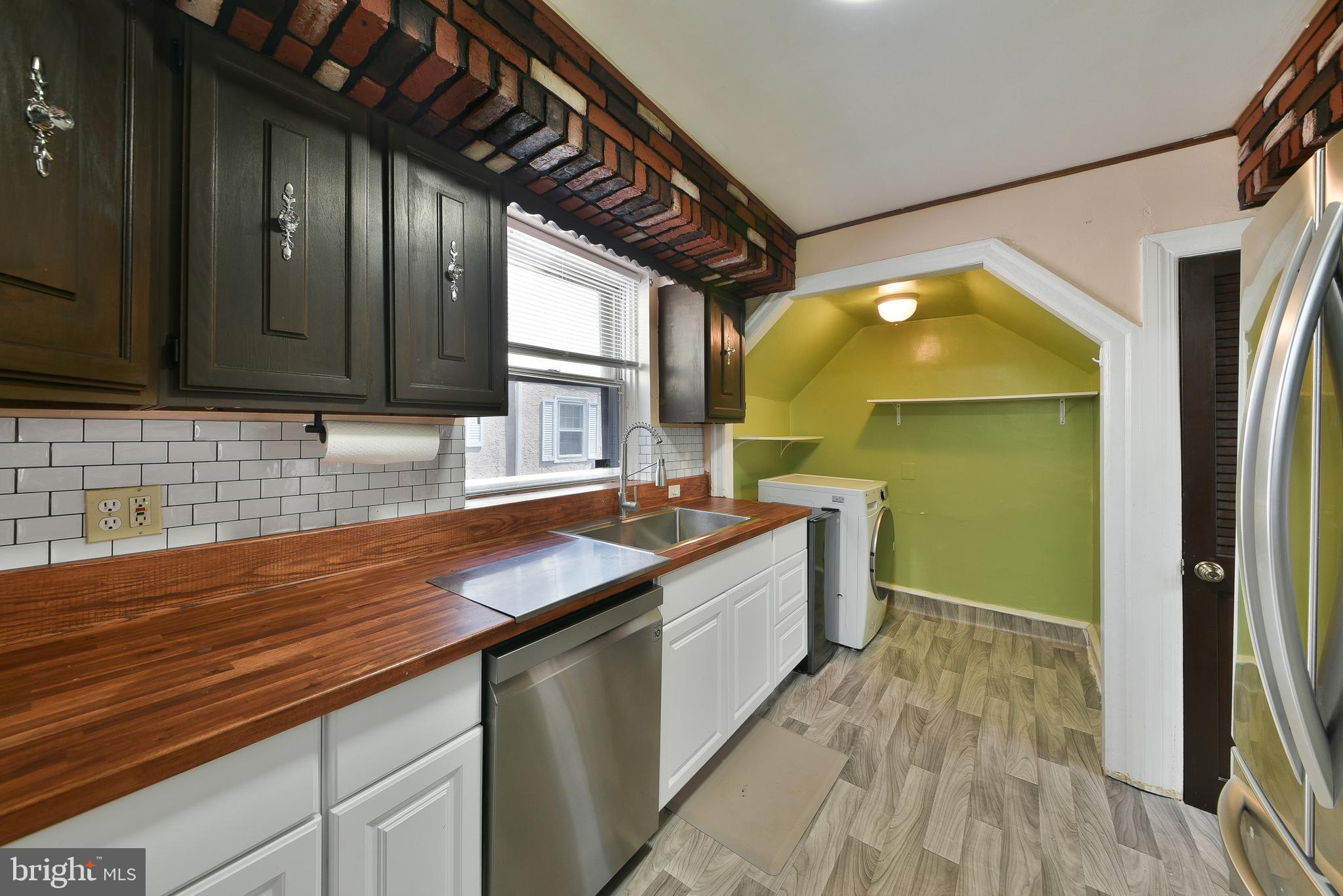205 Church Road Elkins Park, PA 19027 - Photo 11 of 21 Efficient Kitchen Area with Plenty of Light