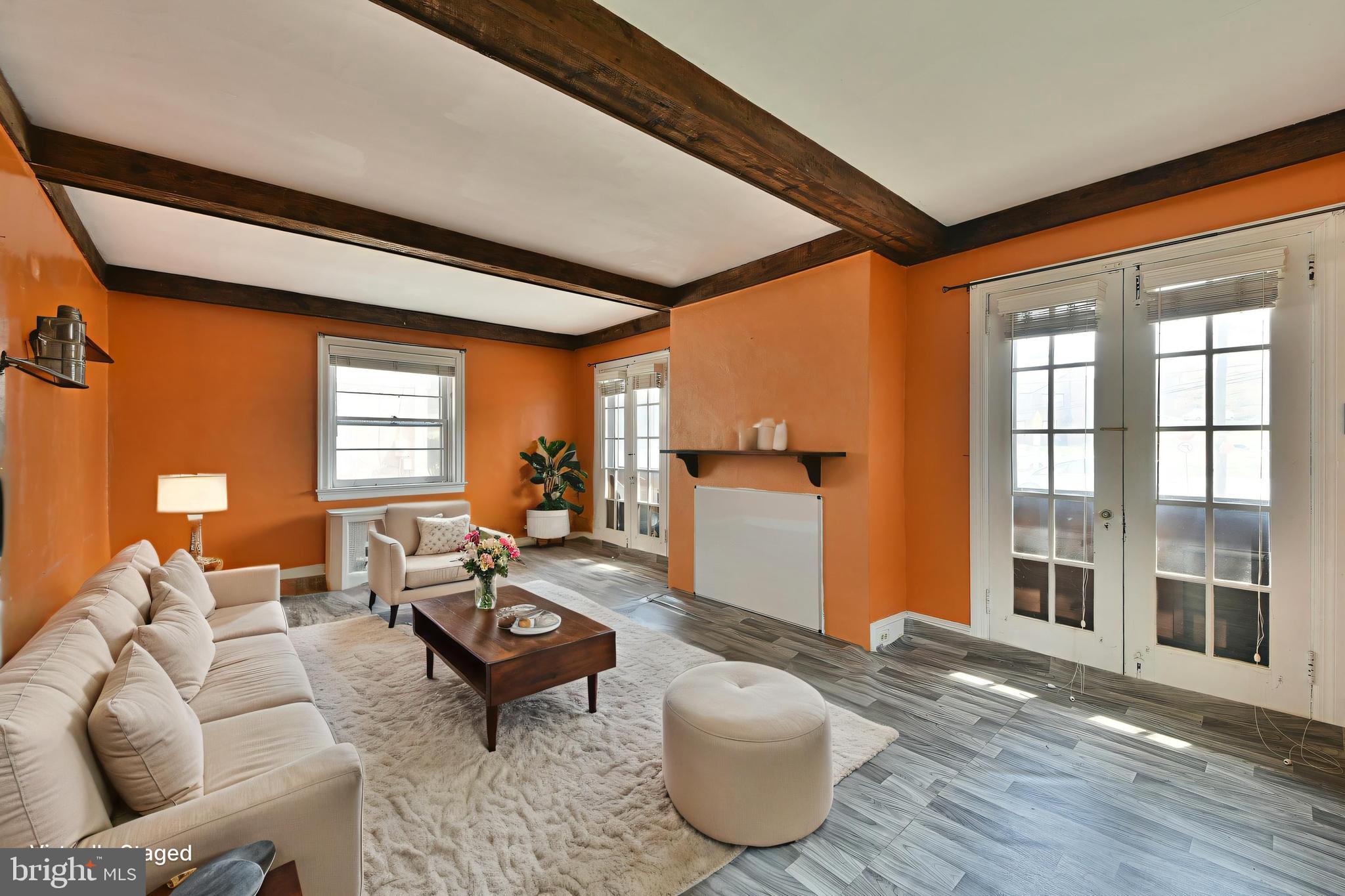 205 Church Road Elkins Park, PA 19027 - Photo 6 of 21 Bright Living Room - VStaged