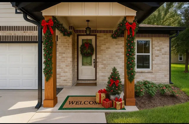 a front view of a house with a porch