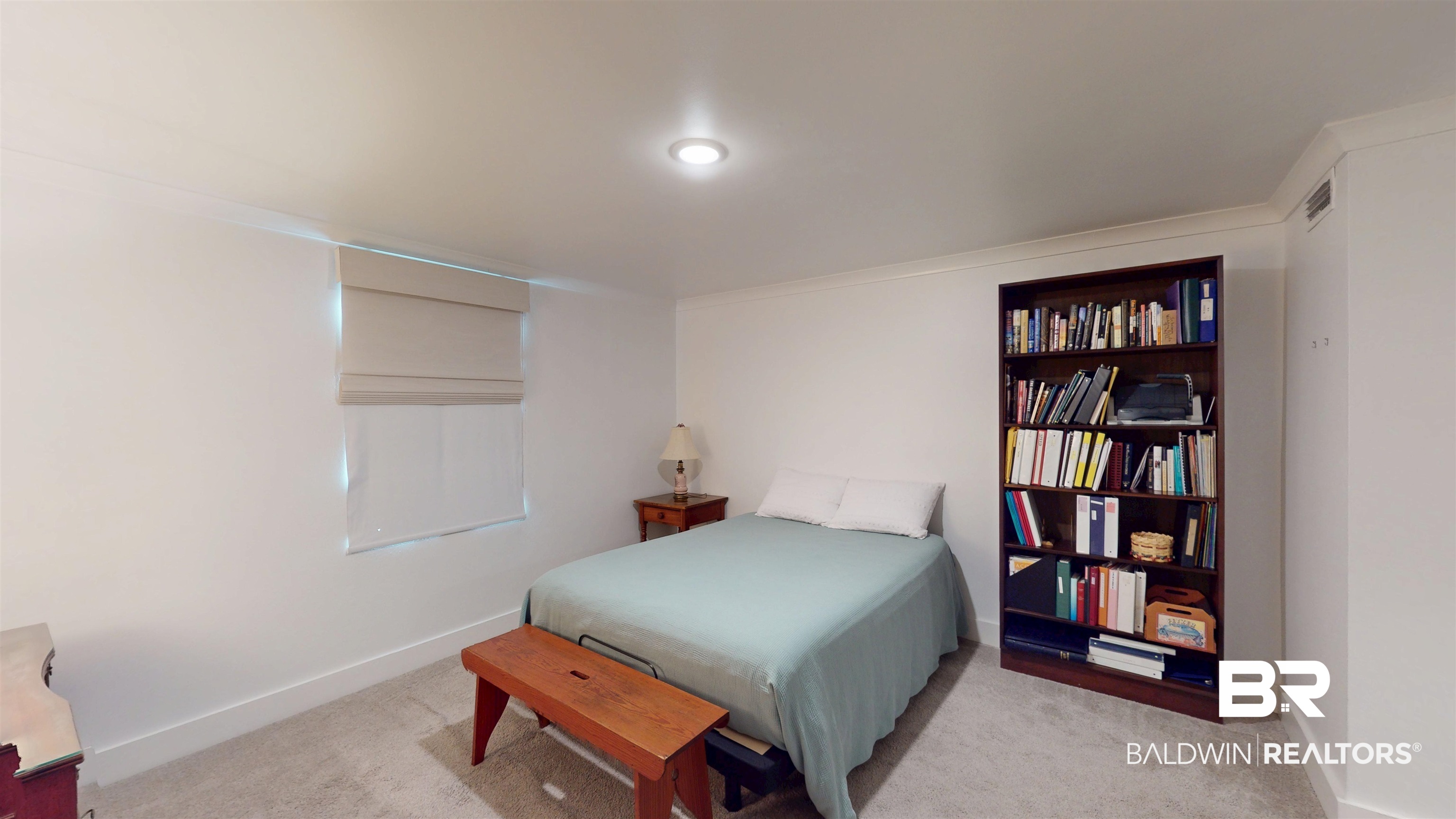 3655 Old Shell Road, Unit 219 Mobile, AL 36608 - Photo 9 of 25 Bedroom featuring light carpet and crown molding