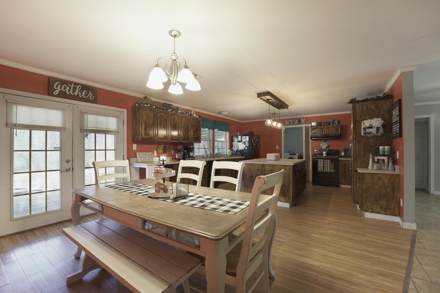629 Brasfield Road Dresden, TN 38225 - Photo 6 of 21 a living room with fireplace furniture and a chandelier
