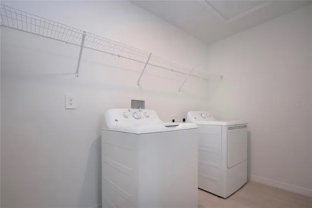 a view of an empty room