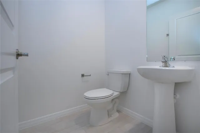 a view of a backyard with plants and a garden