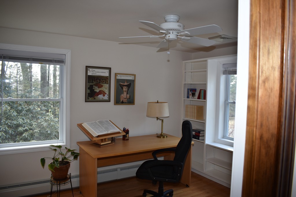 87 Logtown Road Amherst, MA 01002 - Photo 25 of 30 a view of a workspace with a window