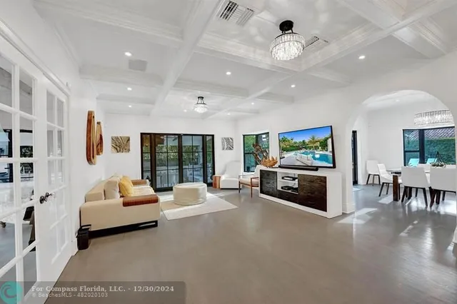 a kitchen with a sink stove and refrigerator