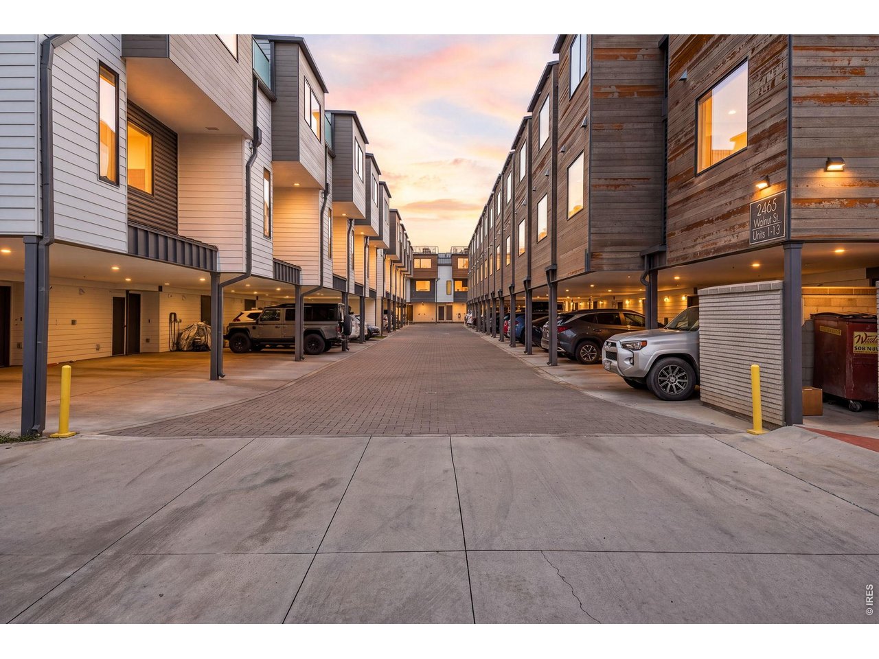 2467 Walnut Street Boulder, CO 80302 - Photo 42 of 49 Secure, private gated driveway and dedicated carport parking.