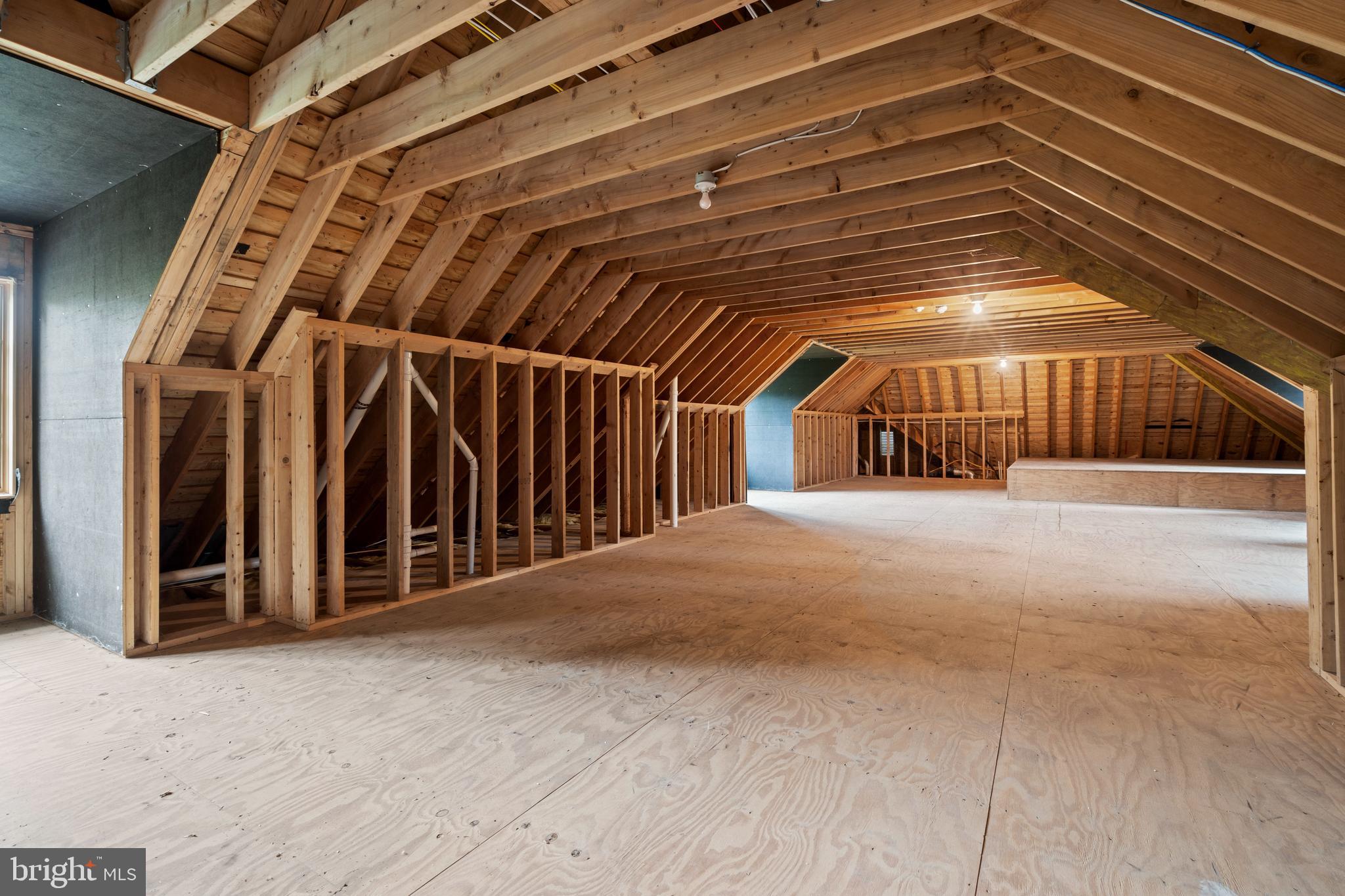 211 Atlee Road Wayne, PA 19087 - Photo 51 of 90 Unfinished 3rd level - possibilities for expansion