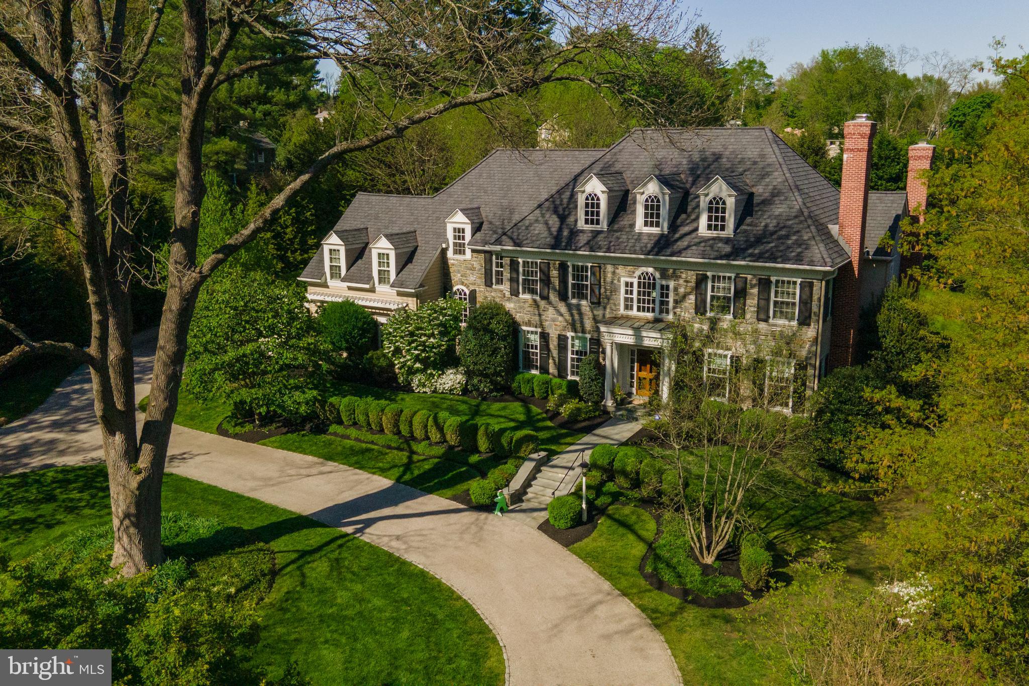 211 Atlee Road Wayne, PA 19087 - Photo 69 of 90 semi circular drive welcomes you