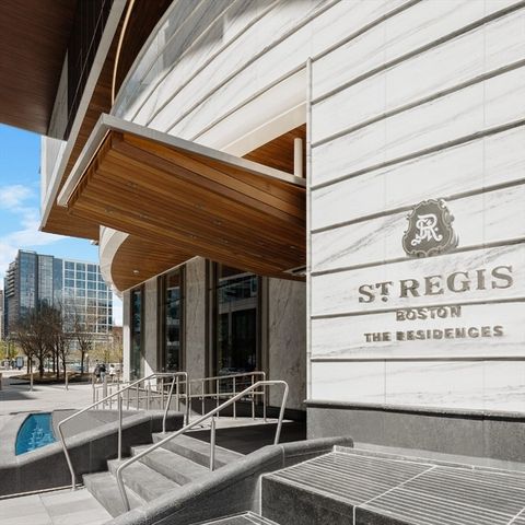 a view of a building with sitting area