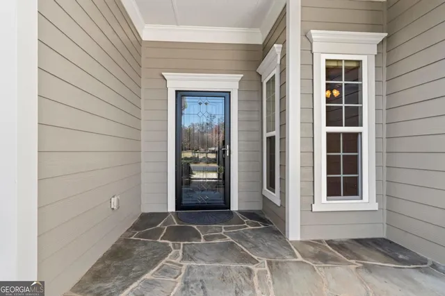 a view of front door of a house