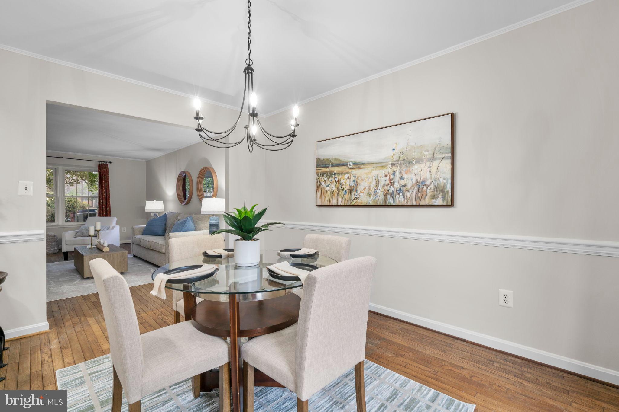 2126 Golf Course Drive Reston, VA 20191 - Photo 12 of 48 a dining room with furniture and window