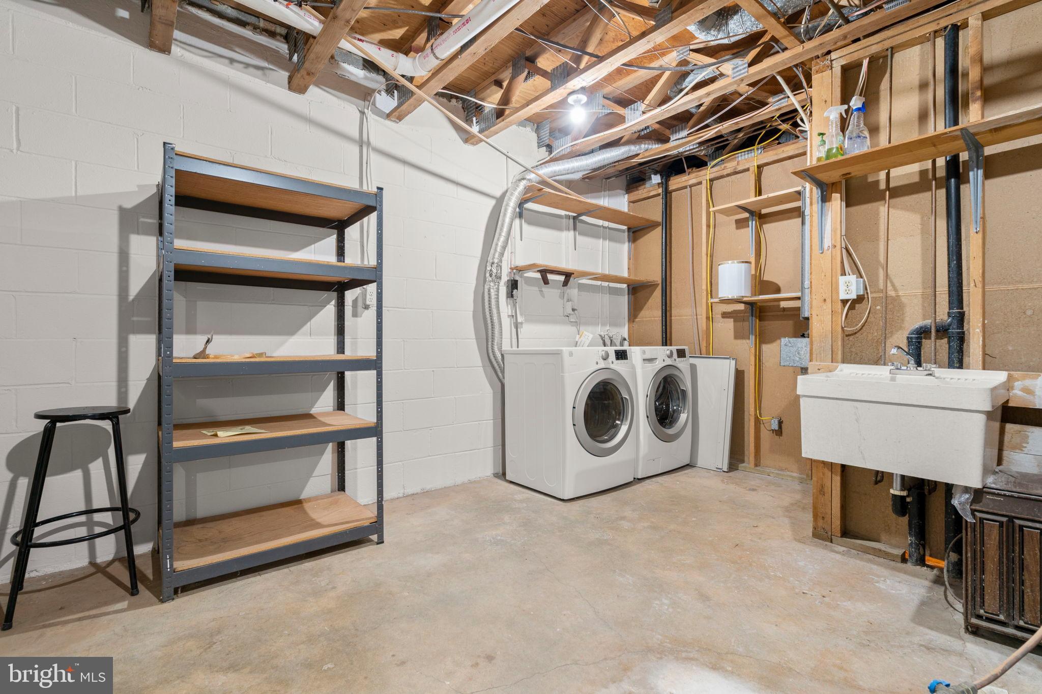2126 Golf Course Drive Reston, VA 20191 - Photo 39 of 48 a utility room with dryer and washer