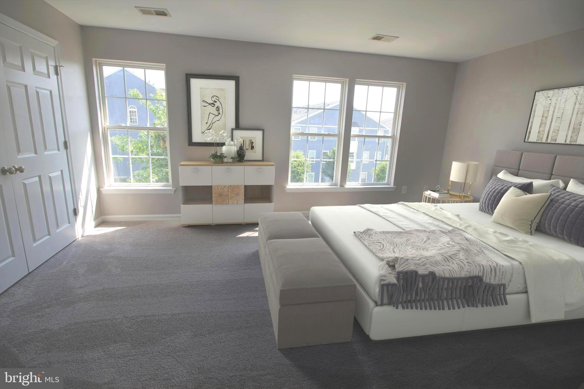 66 River Lane Riverside, NJ 08075 - Photo 21 of 36 1st Master Bedroom with virtual staging