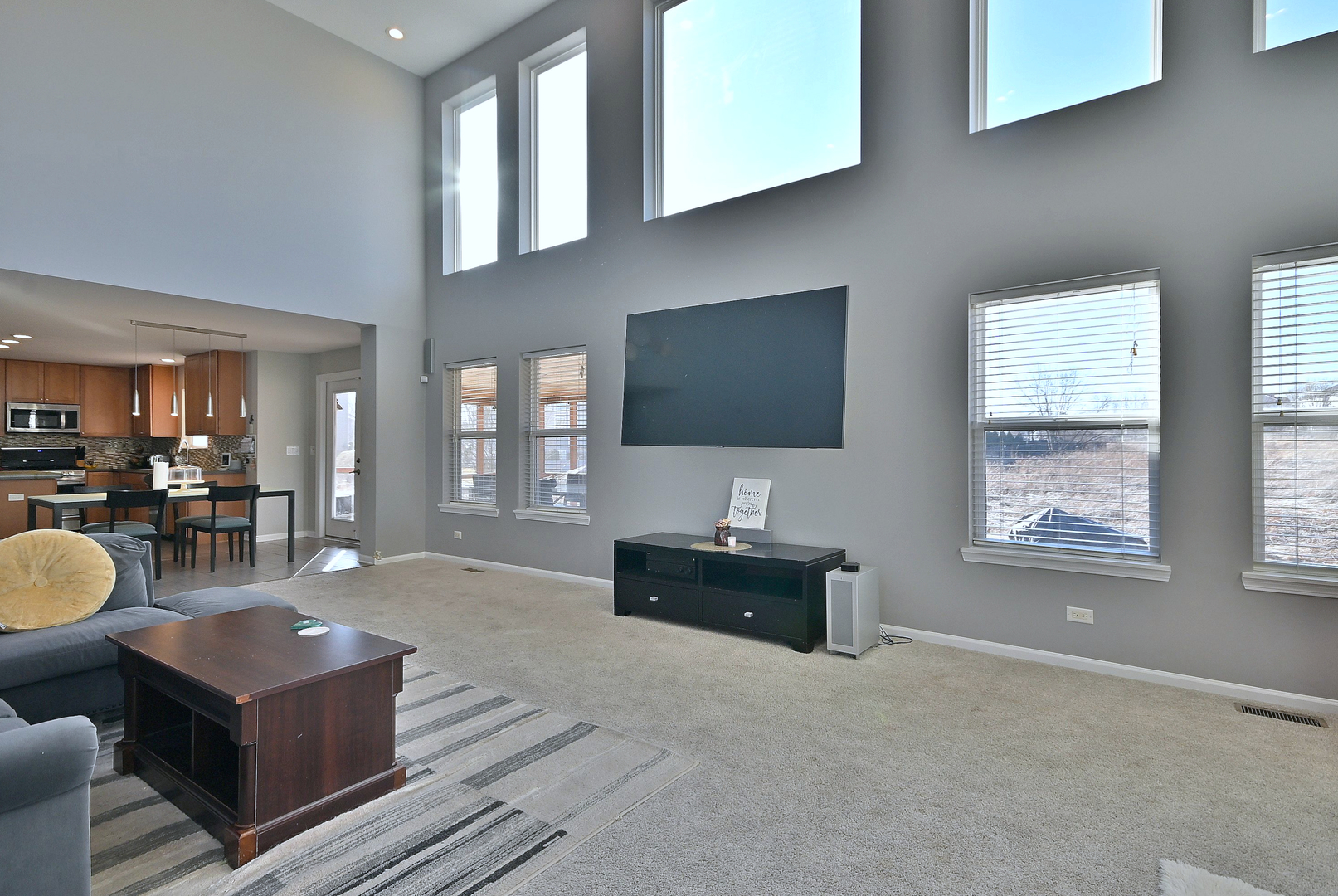579 Homestead Court Aurora, IL 60506 - Photo 23 of 45 a living room with furniture and a flat screen tv