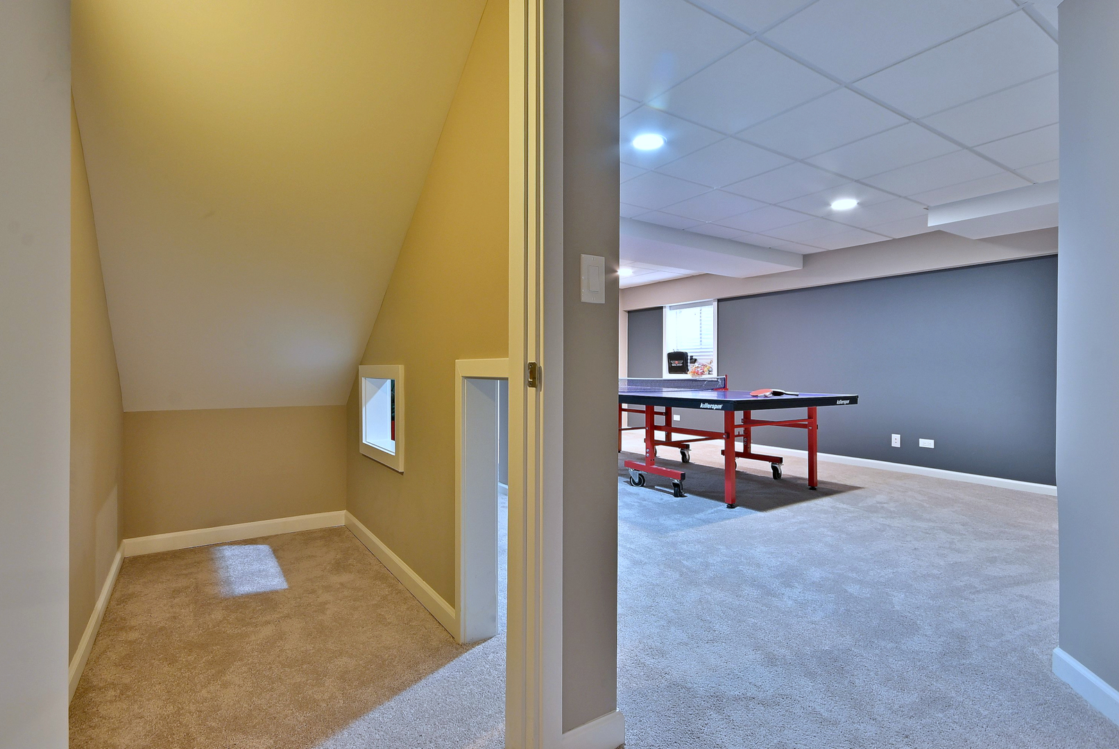 579 Homestead Court Aurora, IL 60506 - Photo 42 of 45 wooden floor with table and chairs in a hall with an entryway