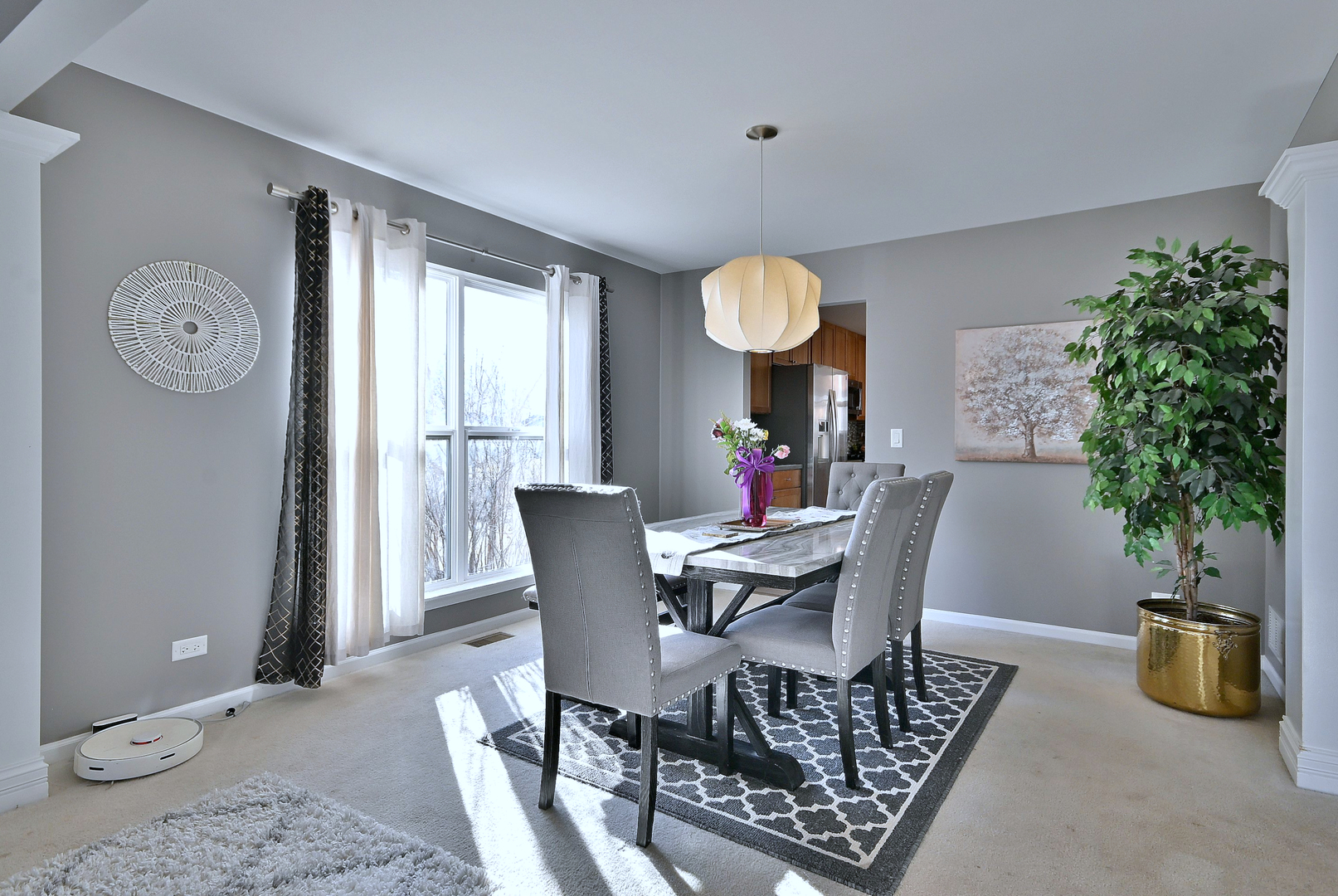 579 Homestead Court Aurora, IL 60506 - Photo 8 of 45 a dining room with furniture and window