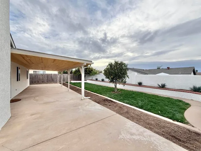 a view of outdoor space yard and mountain view in back