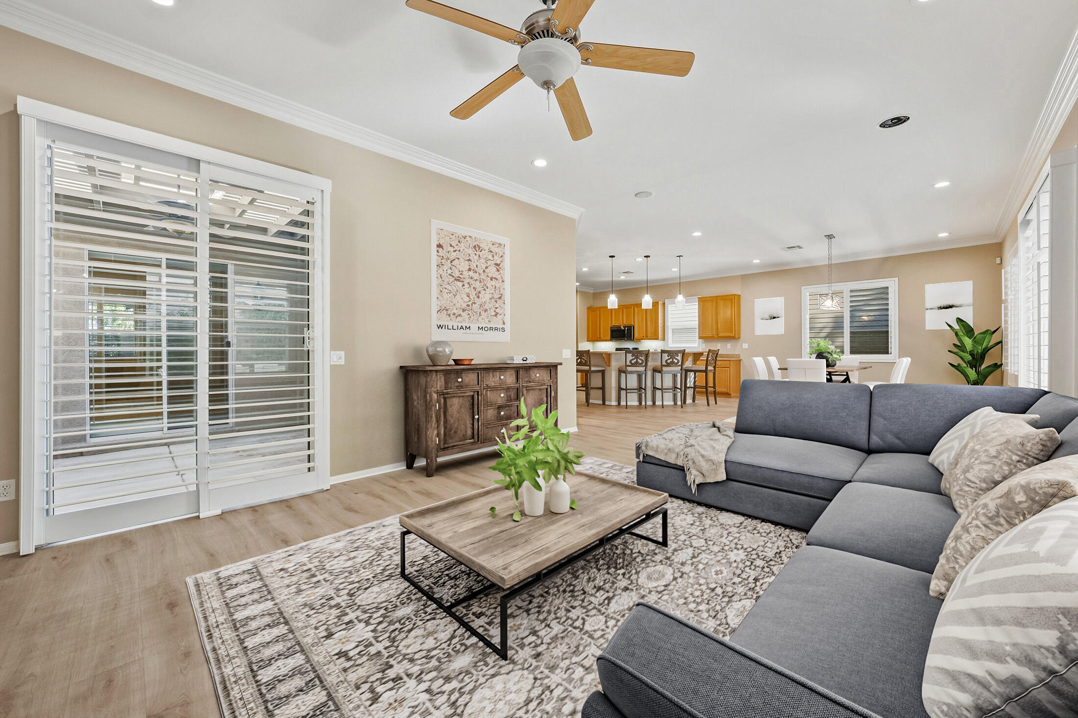 49465 Lewis Road Indio, CA 92201 - Photo 5 of 31 a living room with furniture and wooden floor