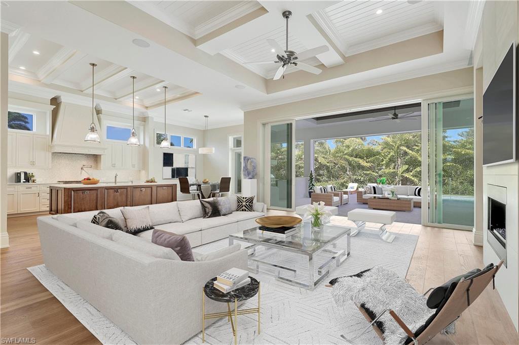 555 Anchor Rode Drive Naples, FL 34103 - Photo 4 of 25 Virtually Staged Great Room